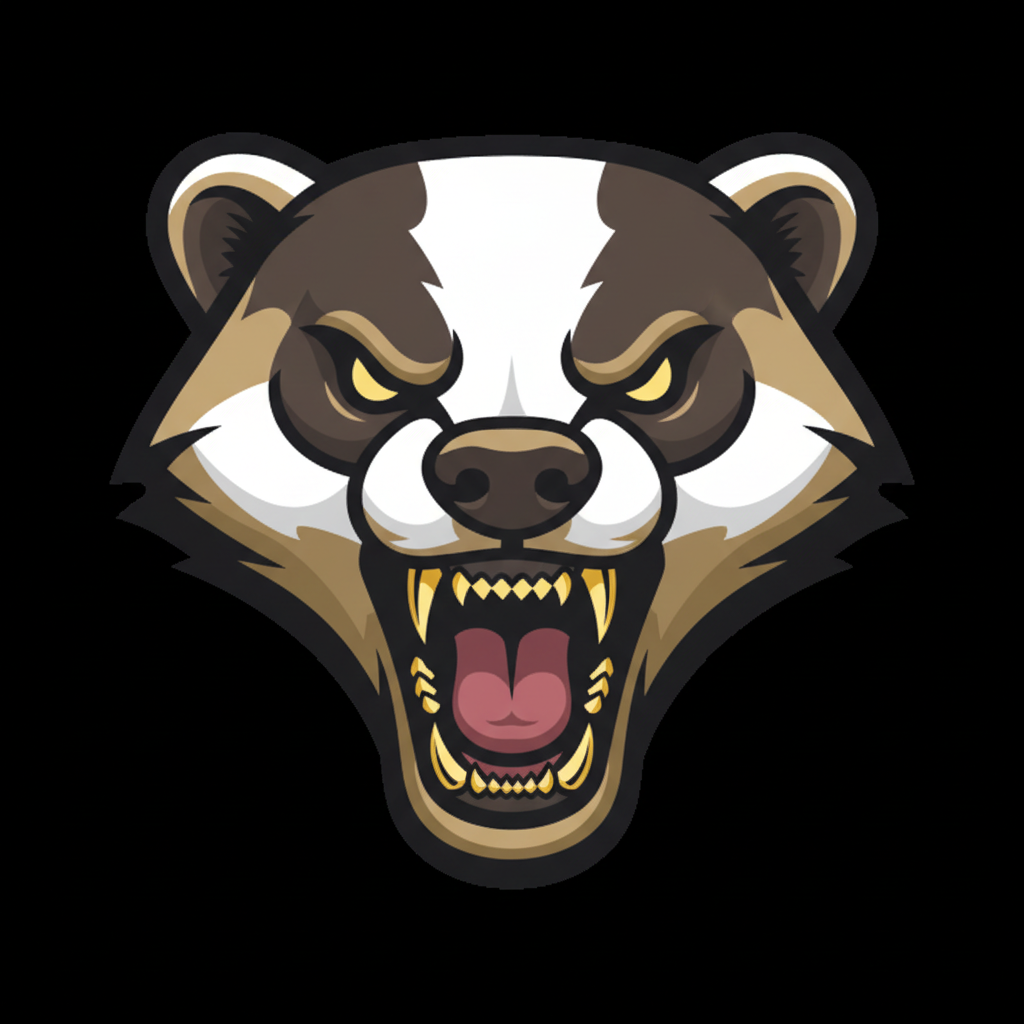 Junior Warrior Training badger emblem